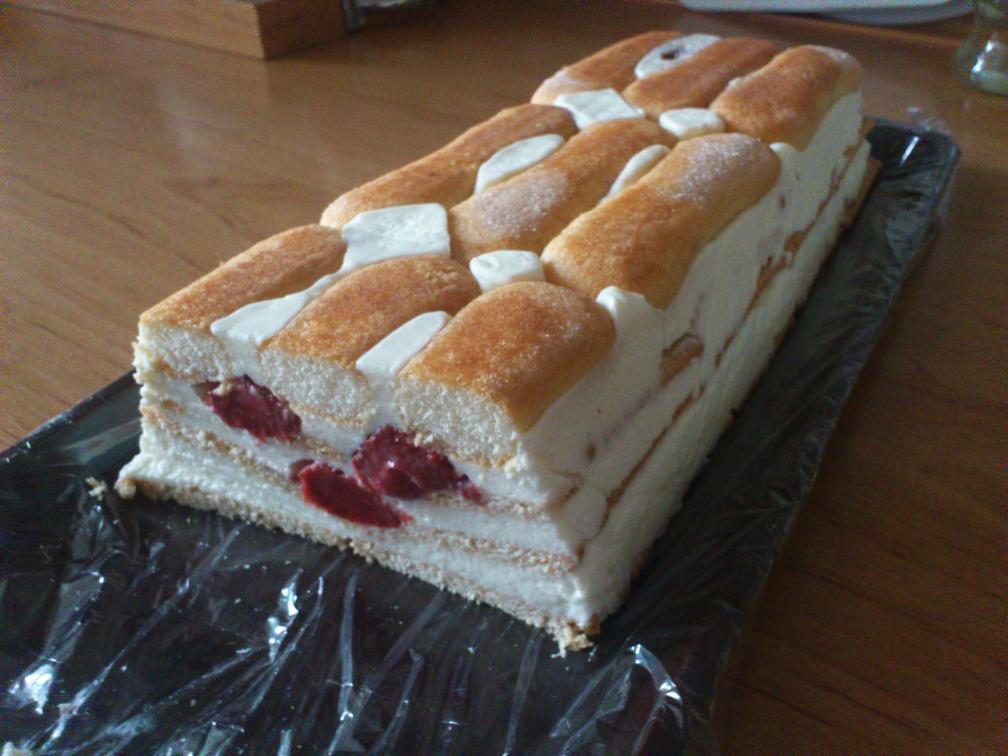 Fotka uživatele Mirka k receptu Piškotový dort za studena