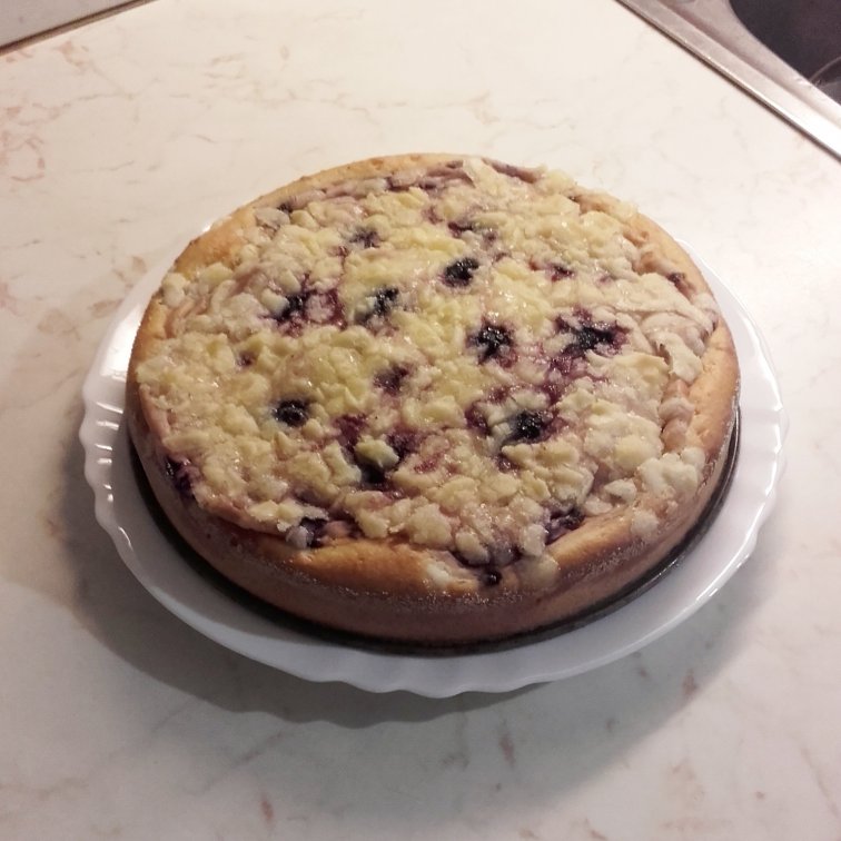 Fotka uživatele Beatrice_s k receptu Borůvkový koláč s tvarohem