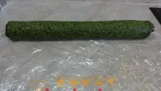 Špenátová roláda s uzeným lososem