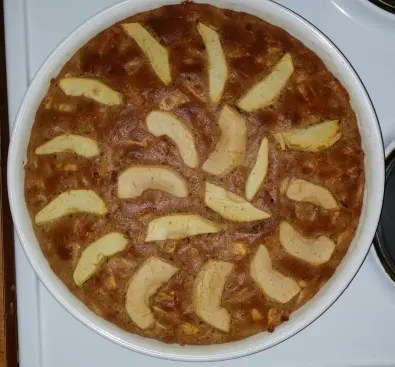 Fotka uživatele Papajka k receptu Rychlý jablečný koláč